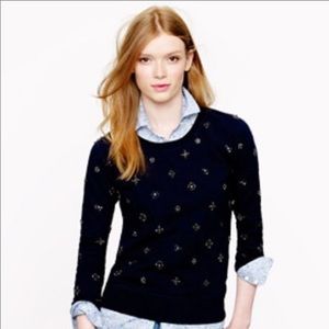 J. Crew beaded sweatshirt