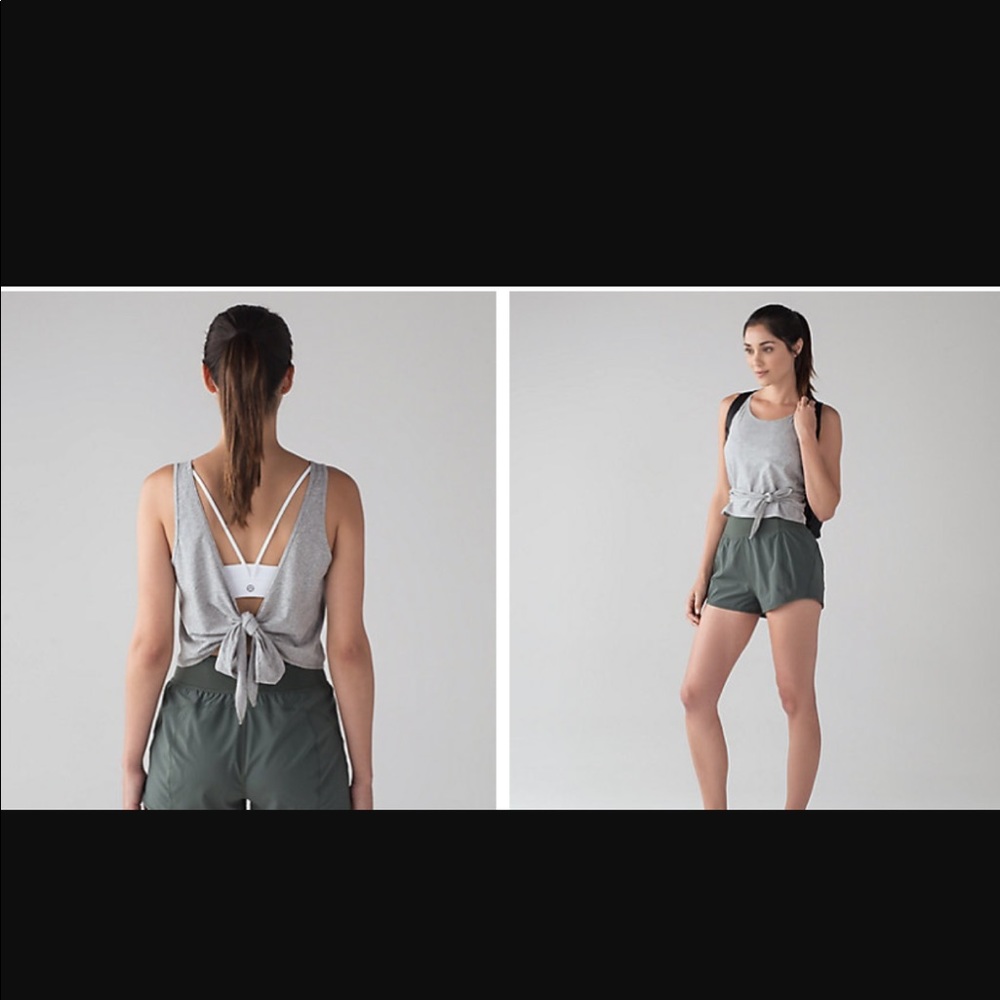 It’s a tie tank top Lululemon