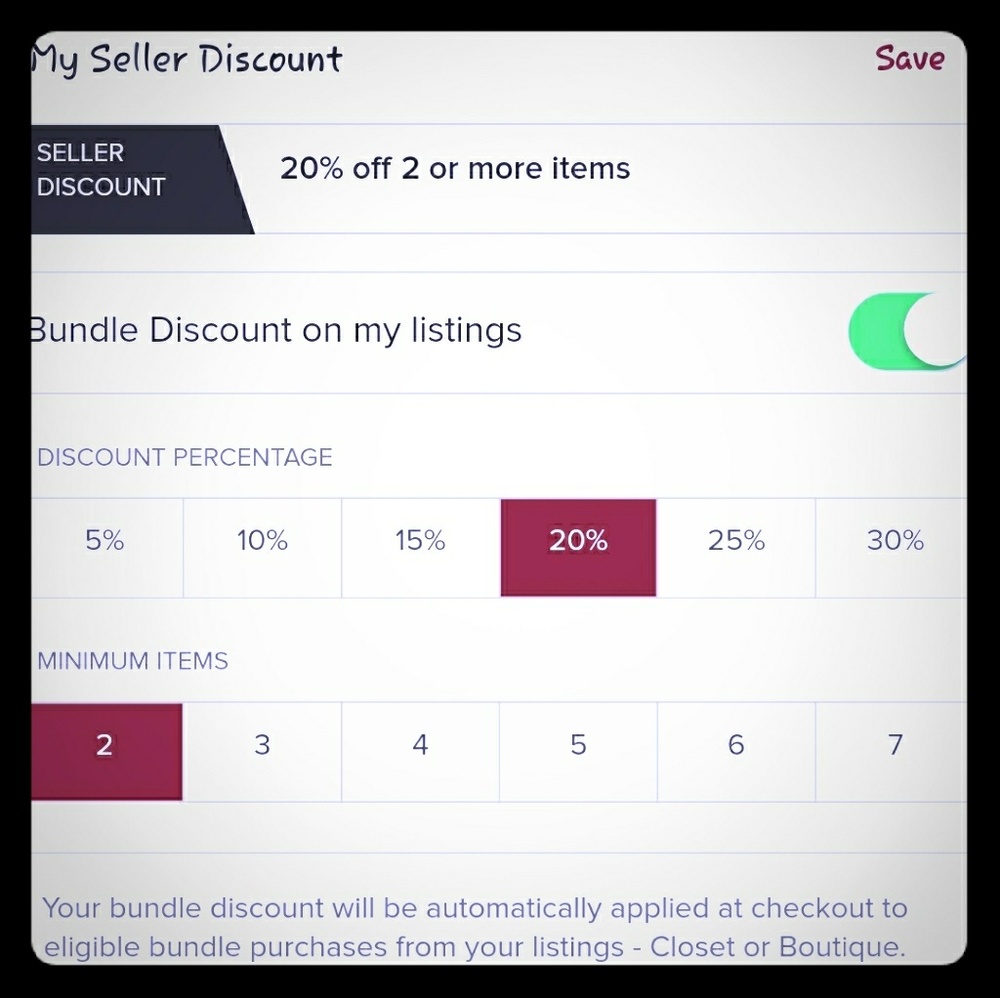 20% off 2+ bundles!!