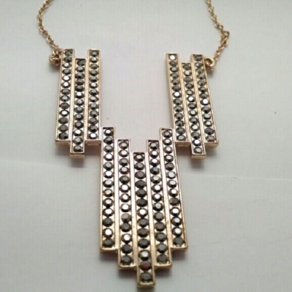 Shameless  Eye Candy Art Deco necklace