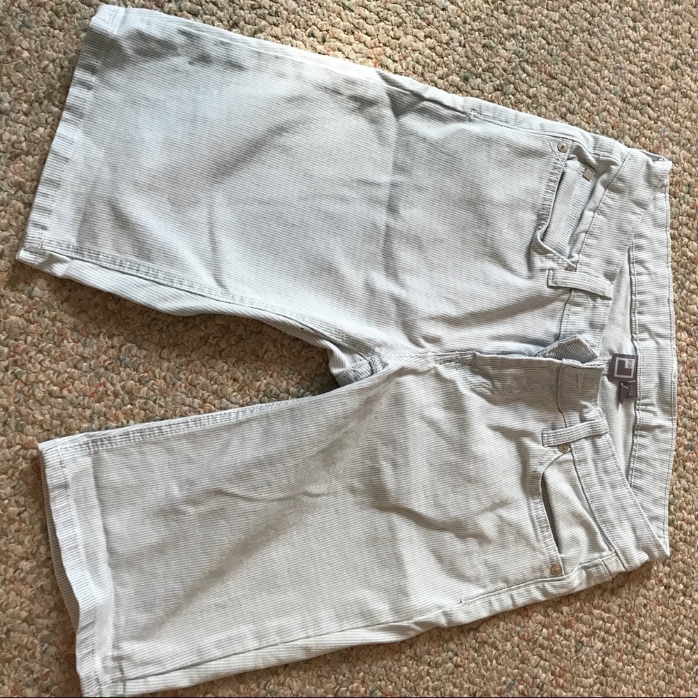 JC Penny seersucker long shorts