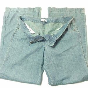 ANN TAYLOR LOFT sz 8 jeans FLARE soft cotton