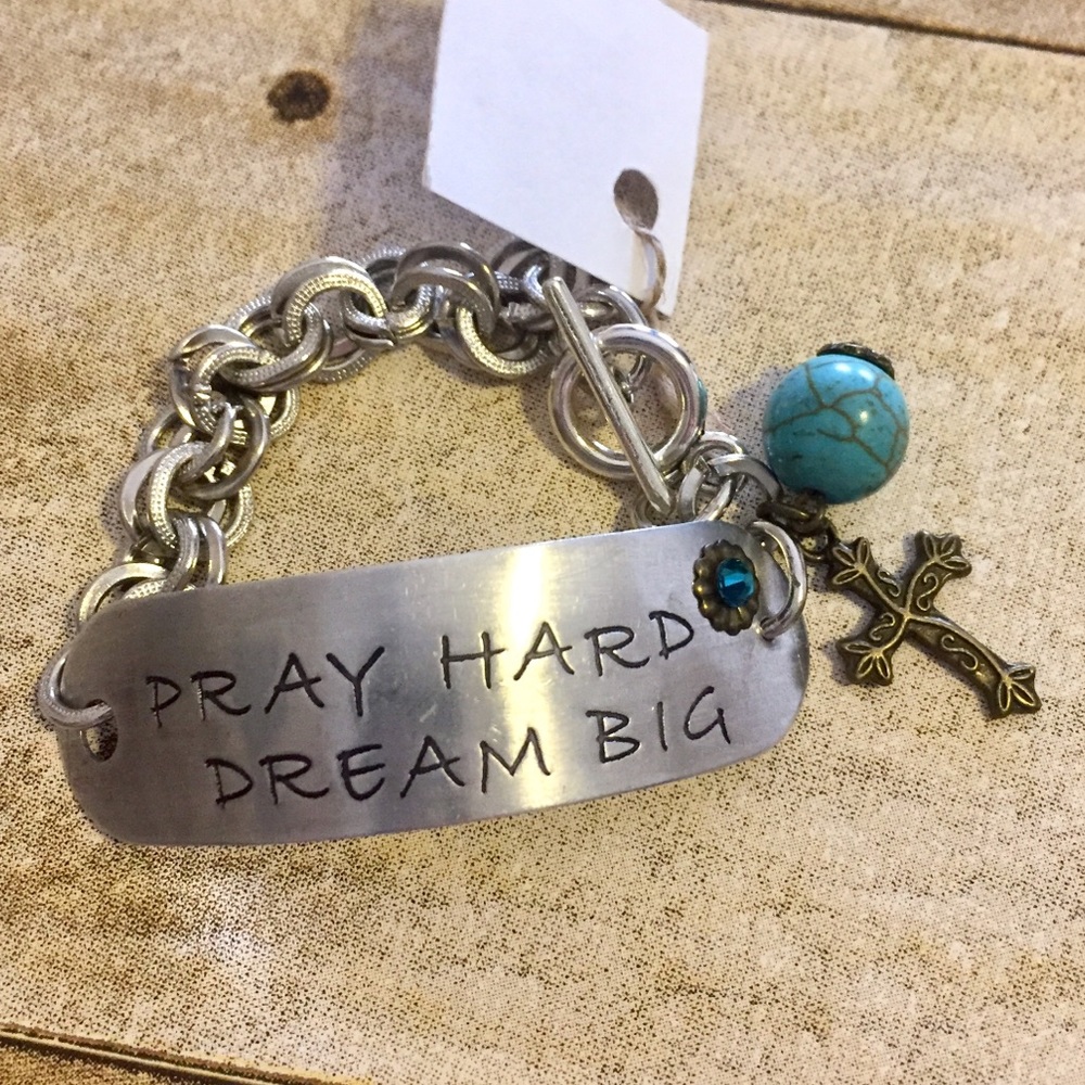 Pink Panache Inspirational Charm Bracelet