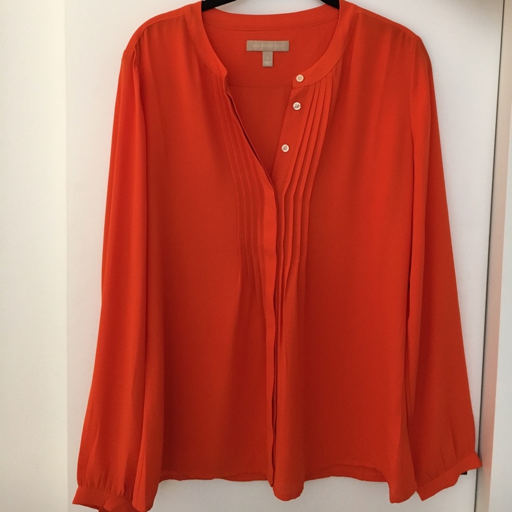 Orange Banana republic blouse