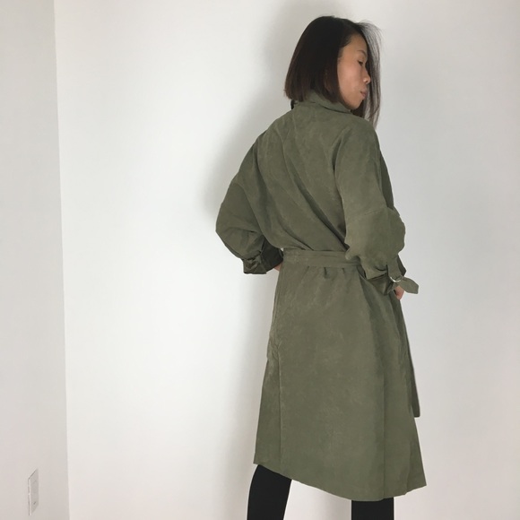 Azalea suede long duster with ring cinch - Picture 6 of 6