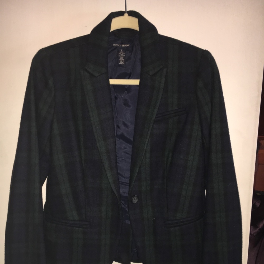 Plaid blazer