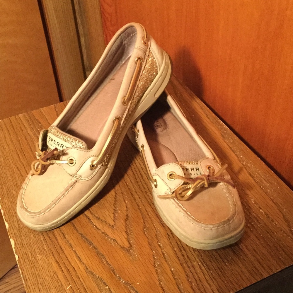 Lightly worn Sperry top-sider boat shoes