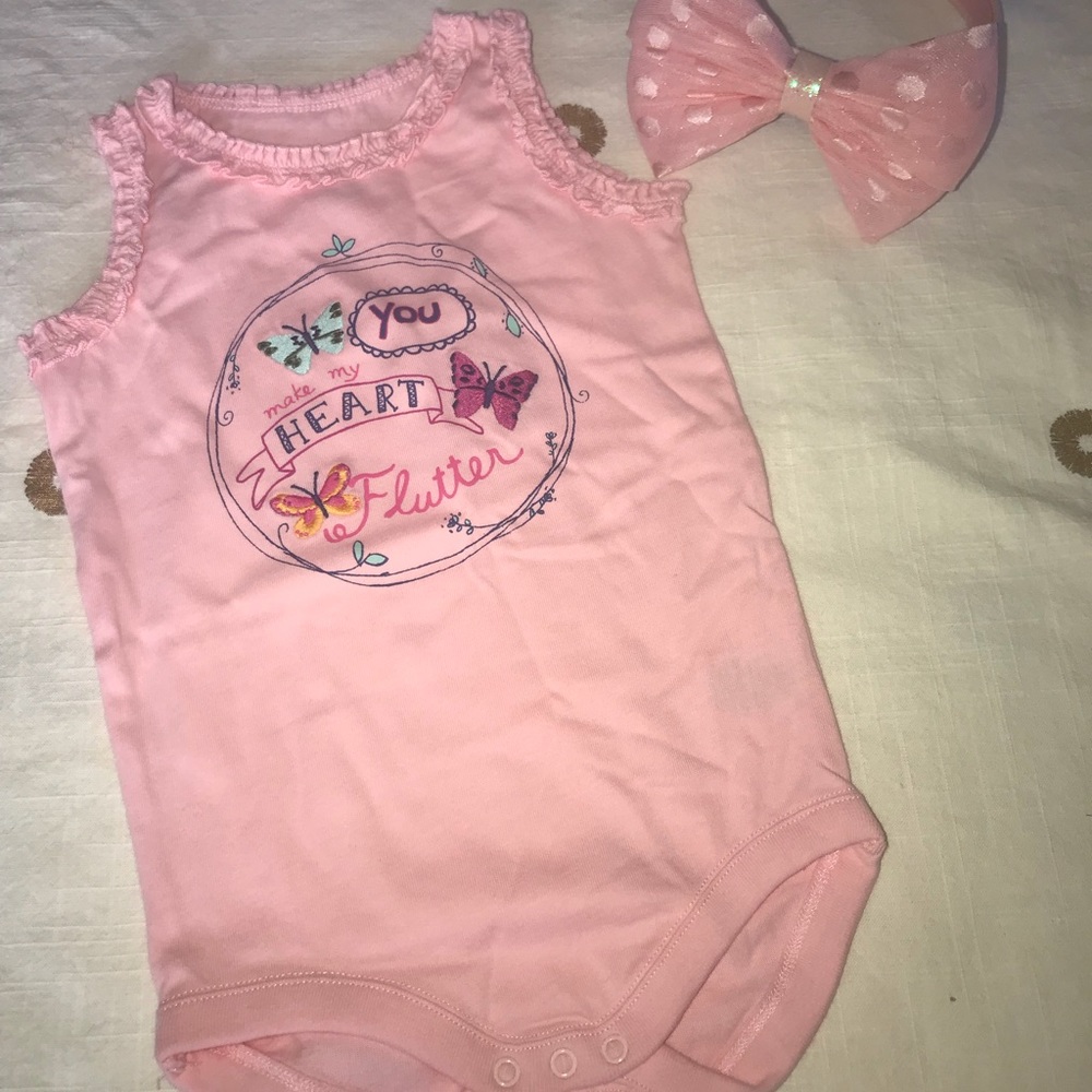Pink onesie