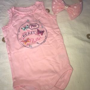 Pink onesie