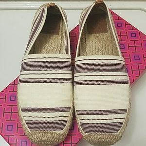 Tory Burch Striped Espadrilles