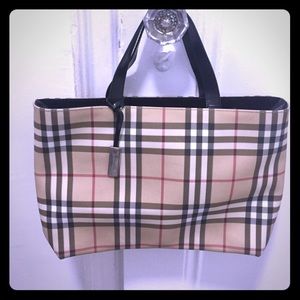 Authentic Burberry tote bag