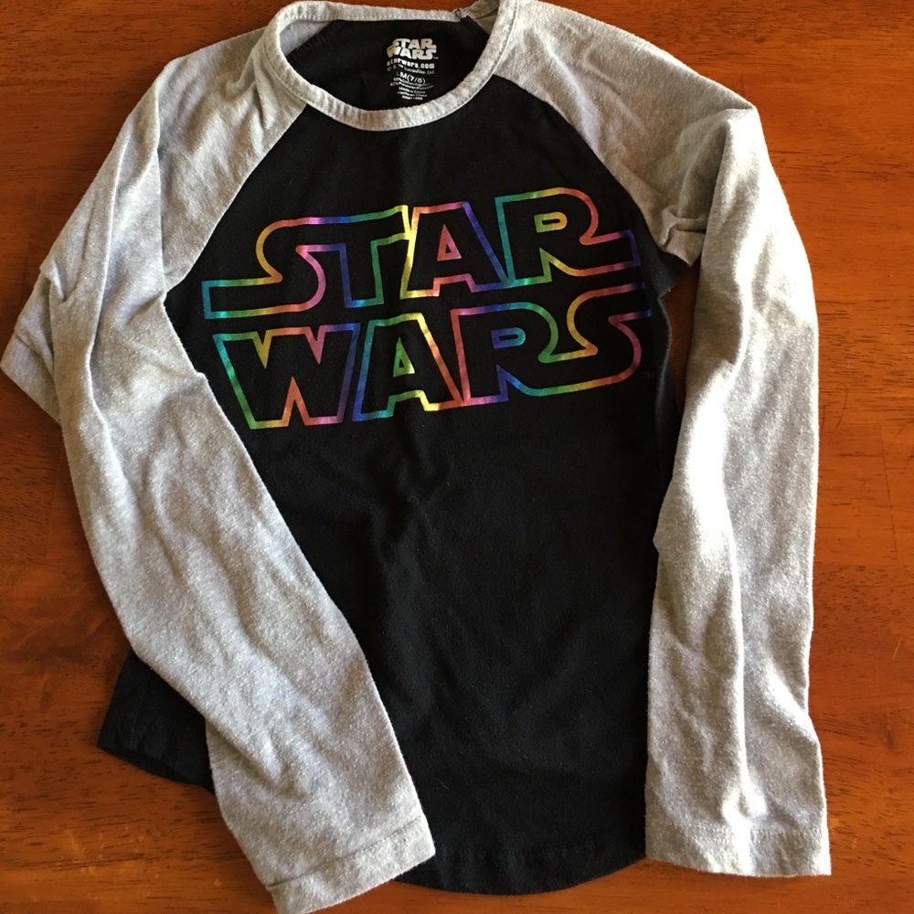 Star Wars girls baseball shirt