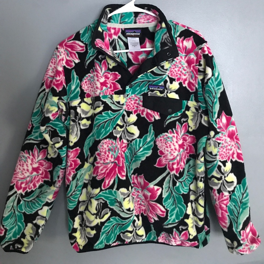Floral Fleece Patagonia Pullover