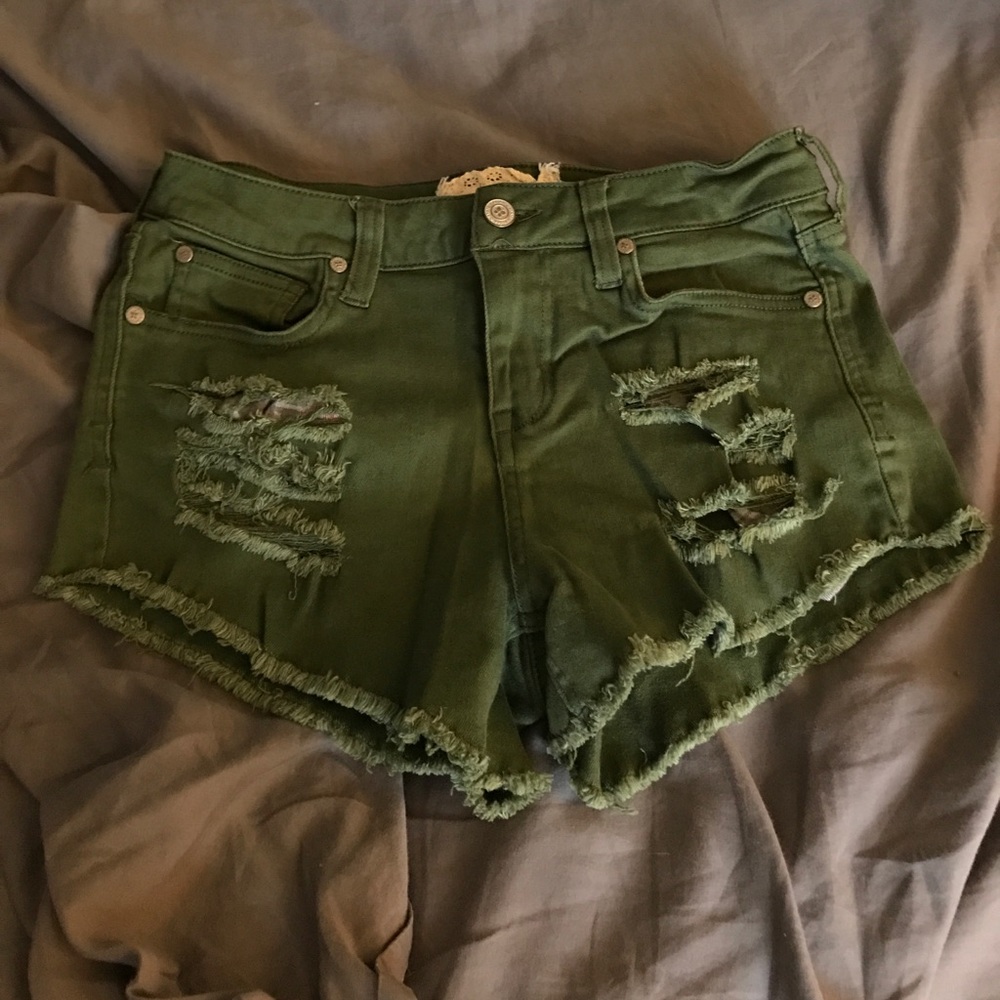 High waisted shorts