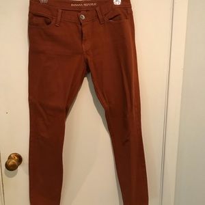Banana republic burnt orange jeans