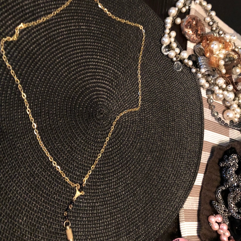 Bullet pendant necklace