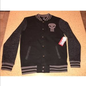 Men’s Marvel The Punisher Jacket New Small 34 36