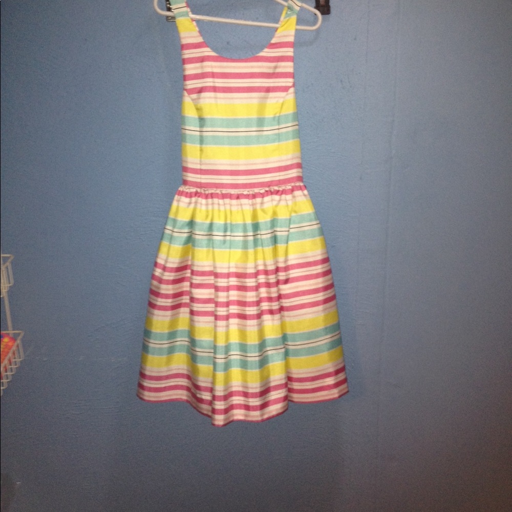 Chaps Striped Dress