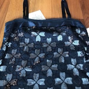 NWT Milly beaded formal dress in Black sz 4