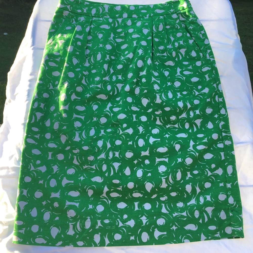 Boden green skirt