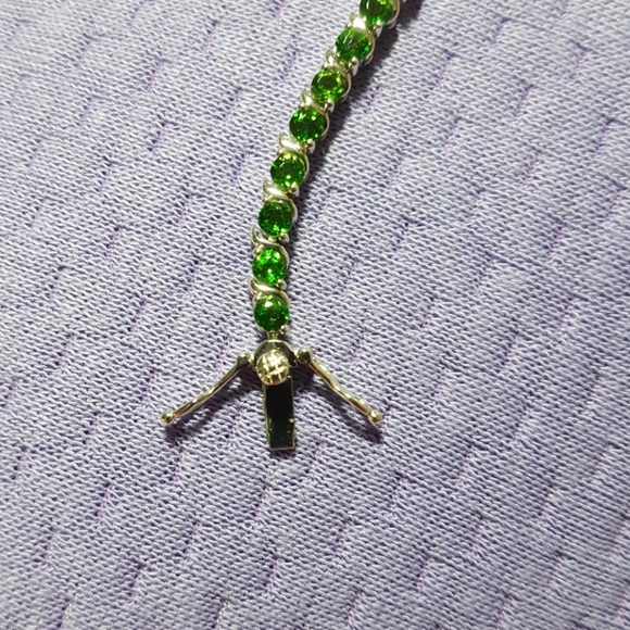 💕4.85 CT SIBERIAN CHROME DIOPSIDE TENNIS-8" - Picture 6 of 8