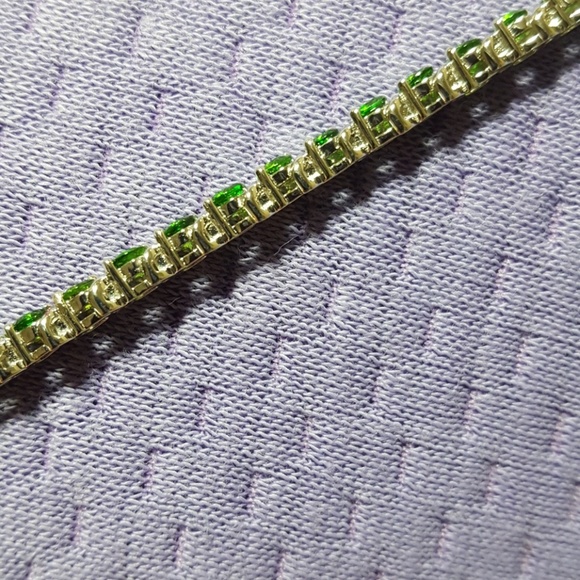 💕4.85 CT SIBERIAN CHROME DIOPSIDE TENNIS-8" - Picture 8 of 8