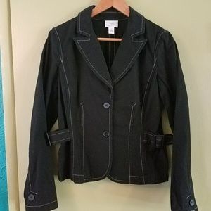 Ann Taylor Loft Black Blazer Size 8