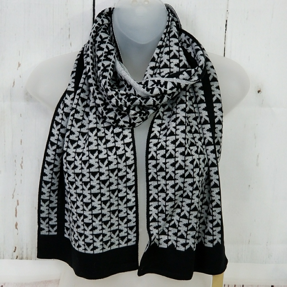 MICHAEL KORS SCARF ( gray black ) - Picture 2 of 4