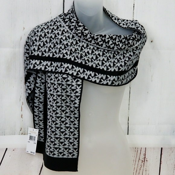 MICHAEL KORS SCARF ( gray black ) - Picture 3 of 4