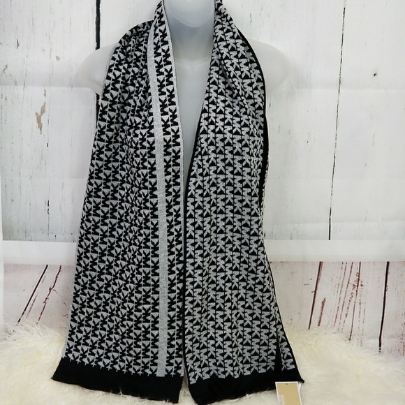 MICHAEL KORS SCARF ( gray black ) - Picture 4 of 4