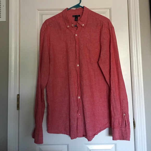 Men’s Gap Linen Button Down - Picture 1 of 3