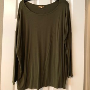 Olive Piko Top