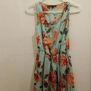 High Lo floral chiffon dress - Size S