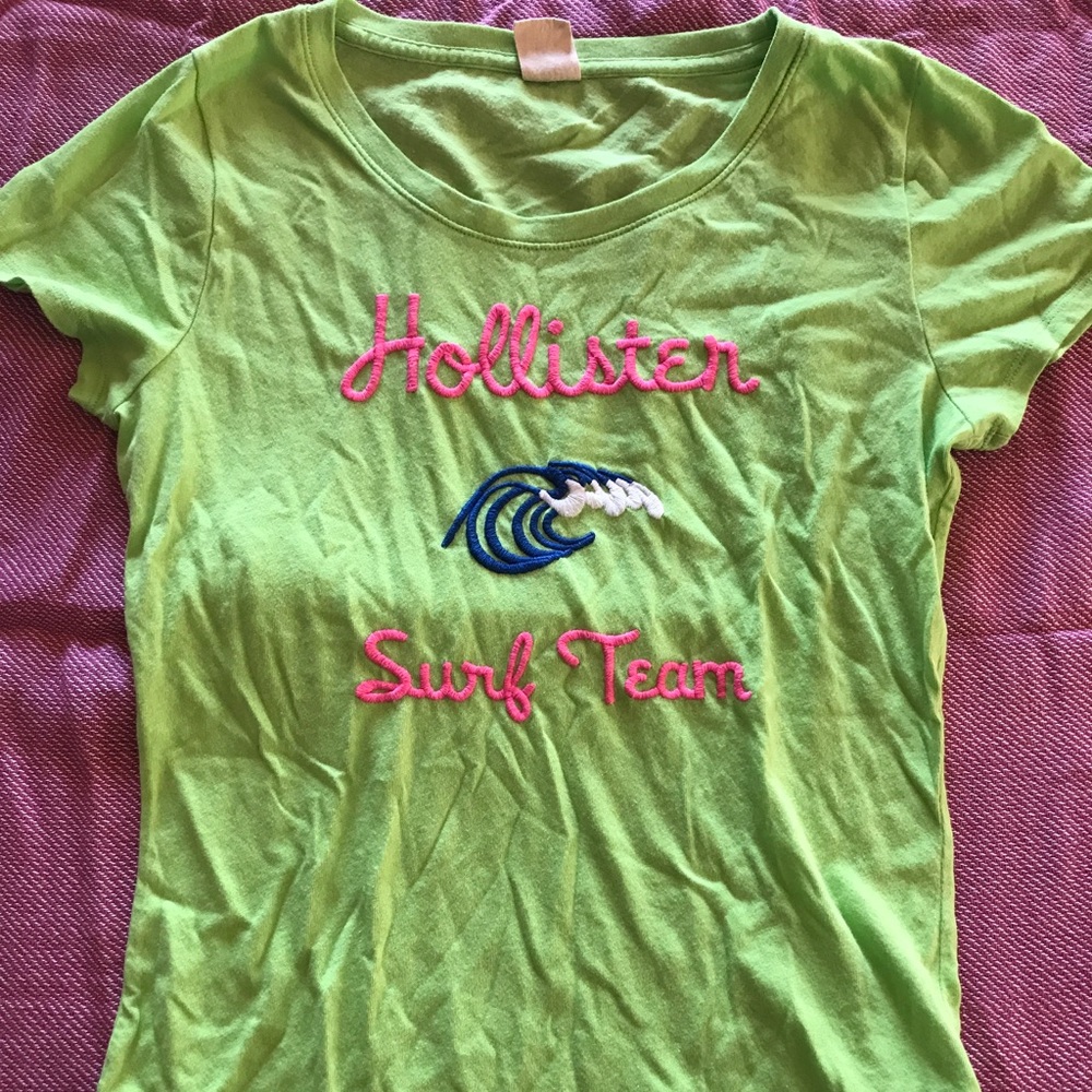 Lime Green Hollister Tee