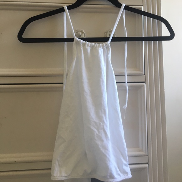 Brandy Melville Tops - White halter top