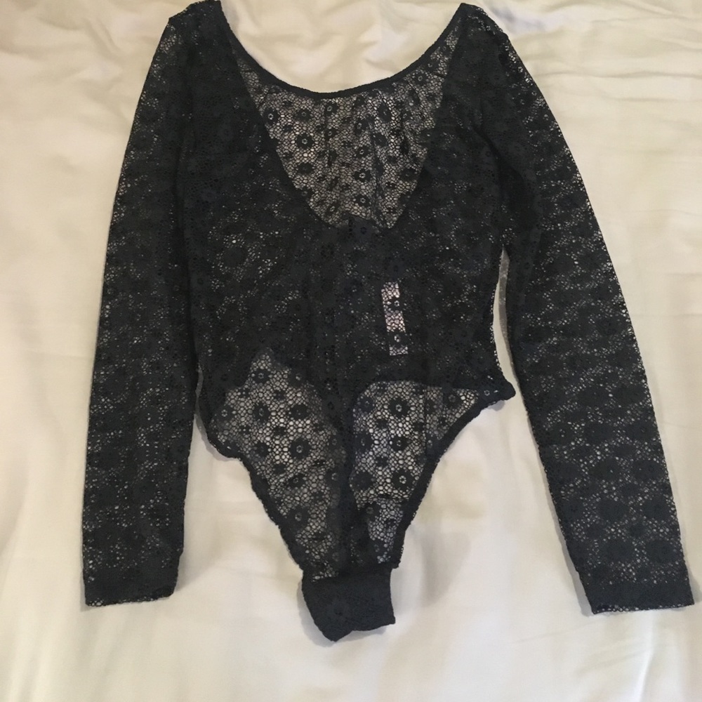 Black Lace Victoria’s Secret Bodysuit