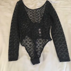 Black Lace Victoria’s Secret Bodysuit