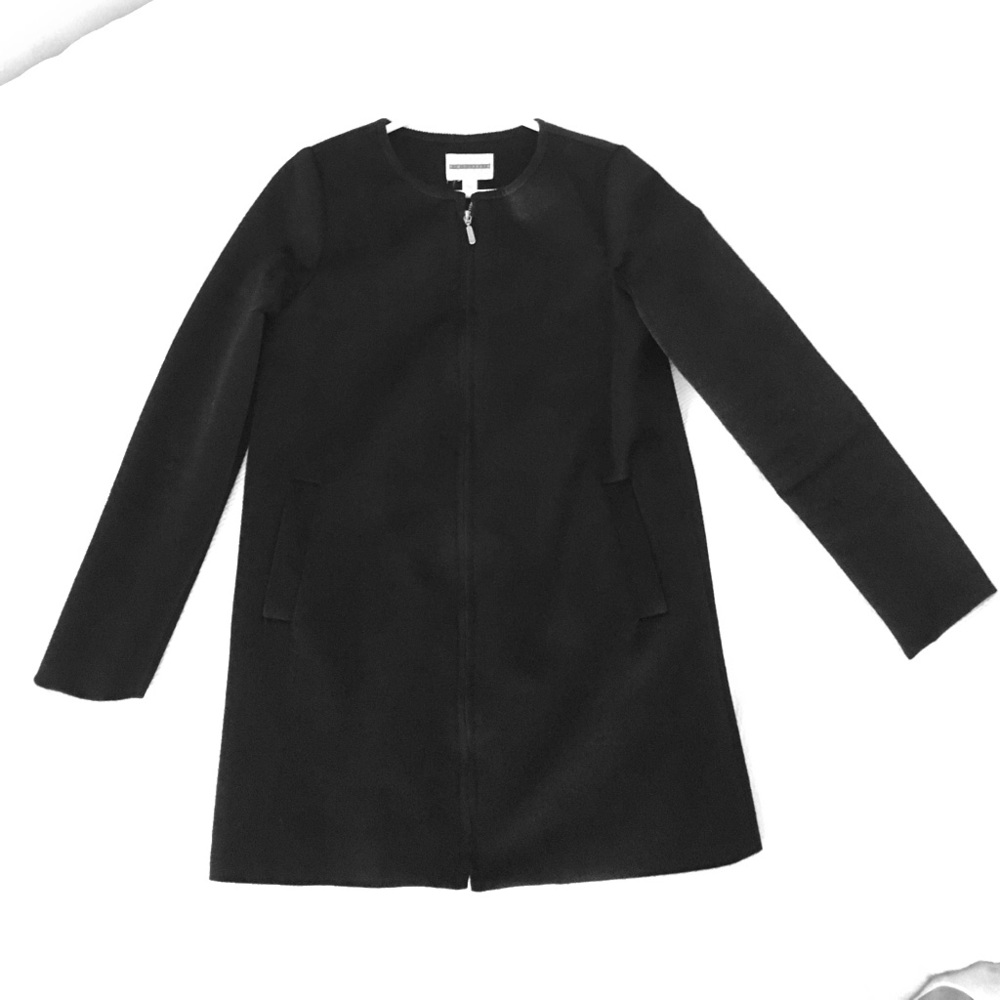 Black Pony Hair Coat