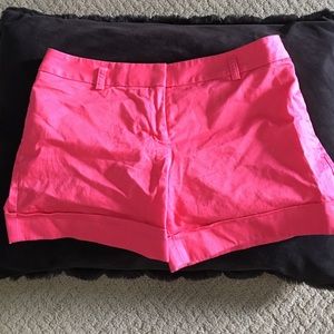 Express pink shorts