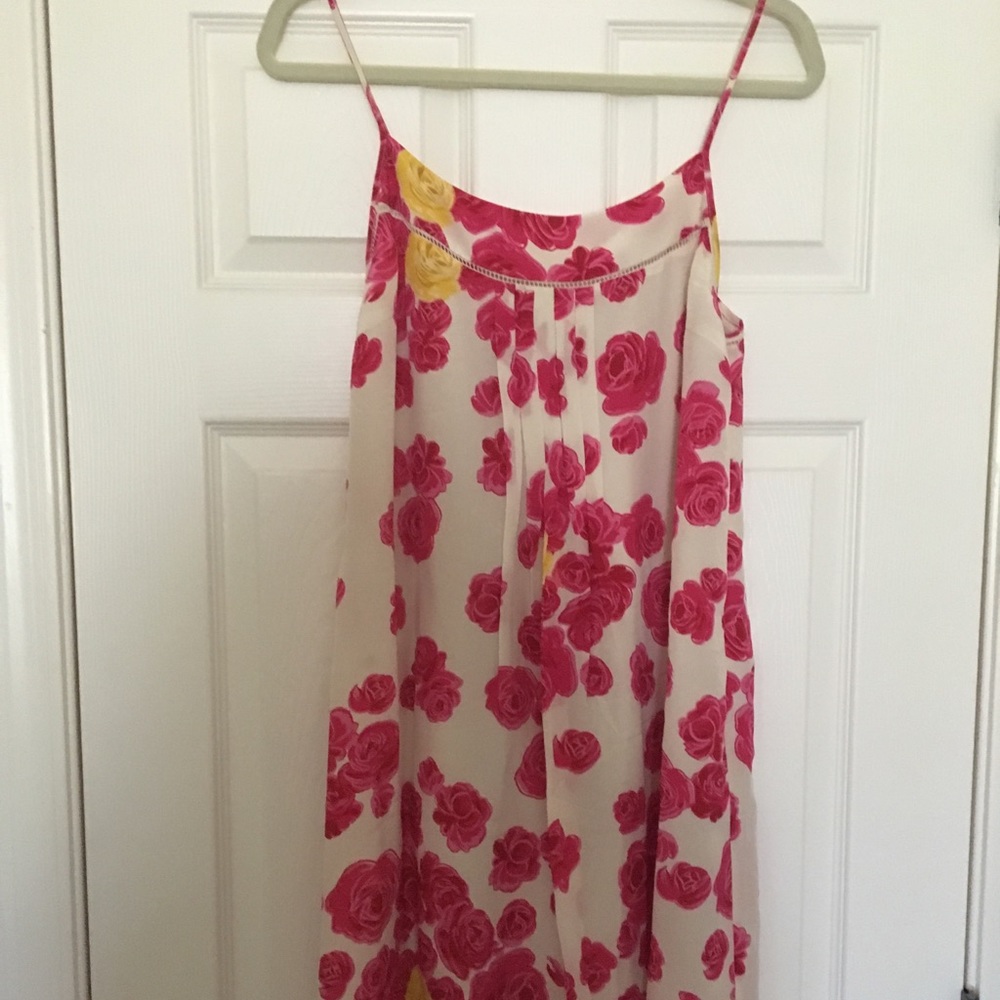 Anthropologie rose dress