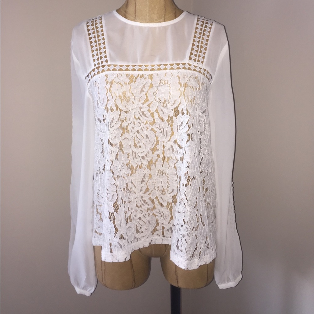 Nasty Gal Lace Blouse