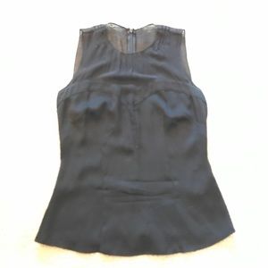 Bebe mesh silk top