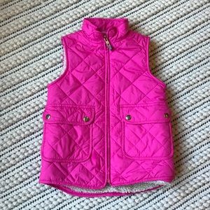J. Crew Sherpa-lined Puffer Vest