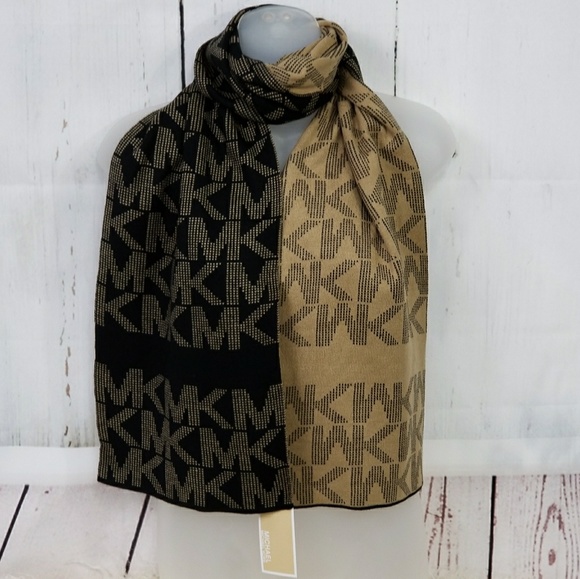 Michael Kors Accessories - LAST 1MICHAEL KORS SCARF black and tan