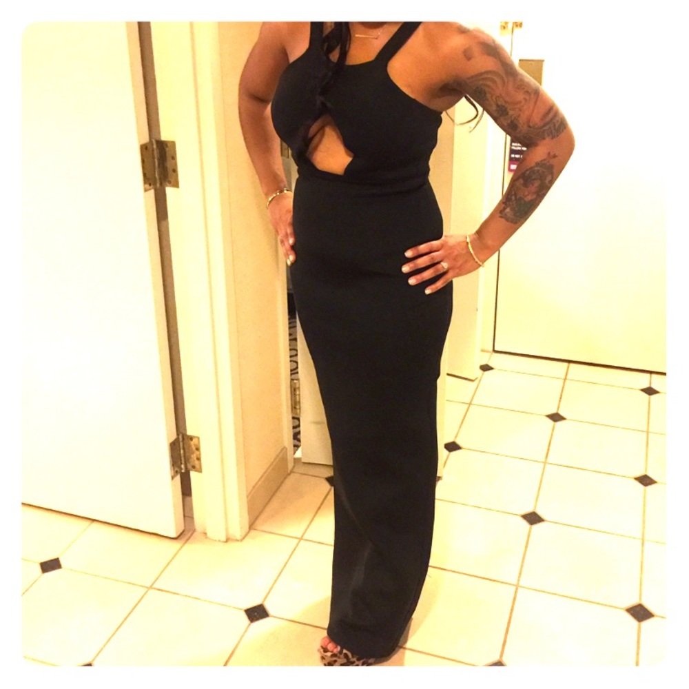 GORGEOUS Long Black Dress!!