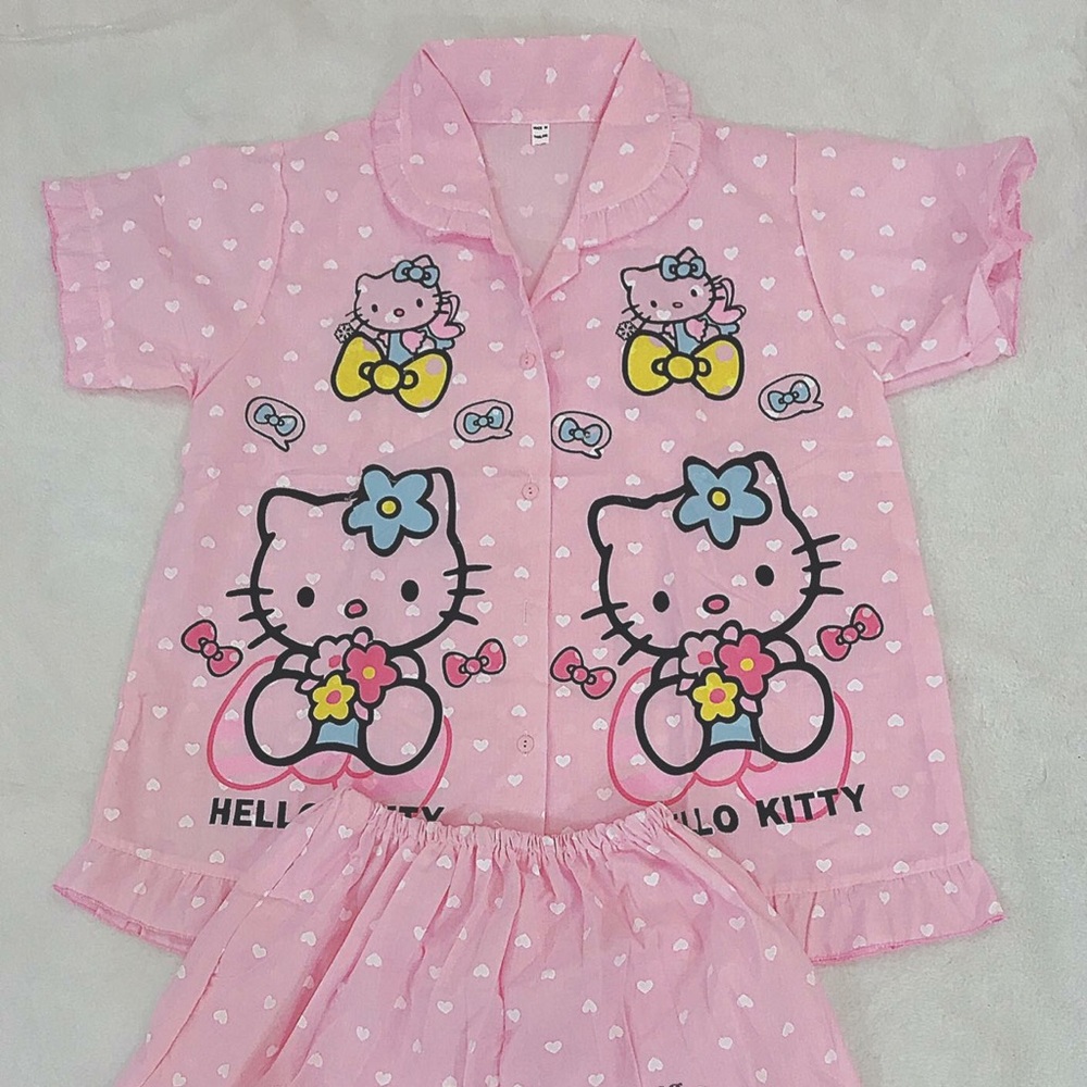 HELLO KITTY CUTE PAJAMAS PINK