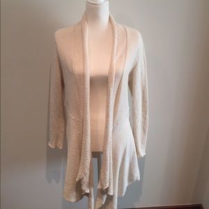 Cream and gold Duster/cardigan - medium