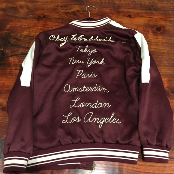 Obey Varsity Jacket - Picture 4 of 8