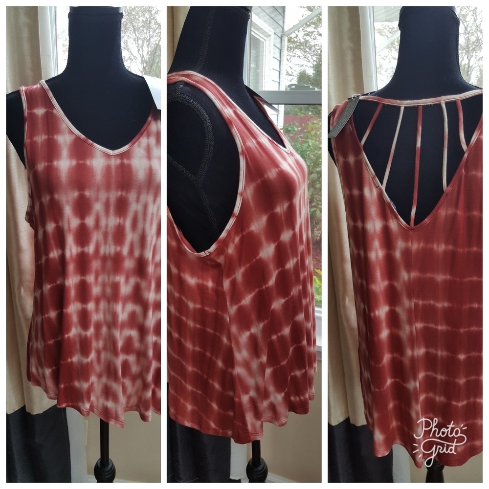 B.L.E.U Tie due Large Blouse
