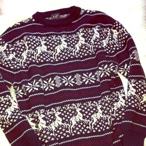 VIP Navy Christmas Sweater